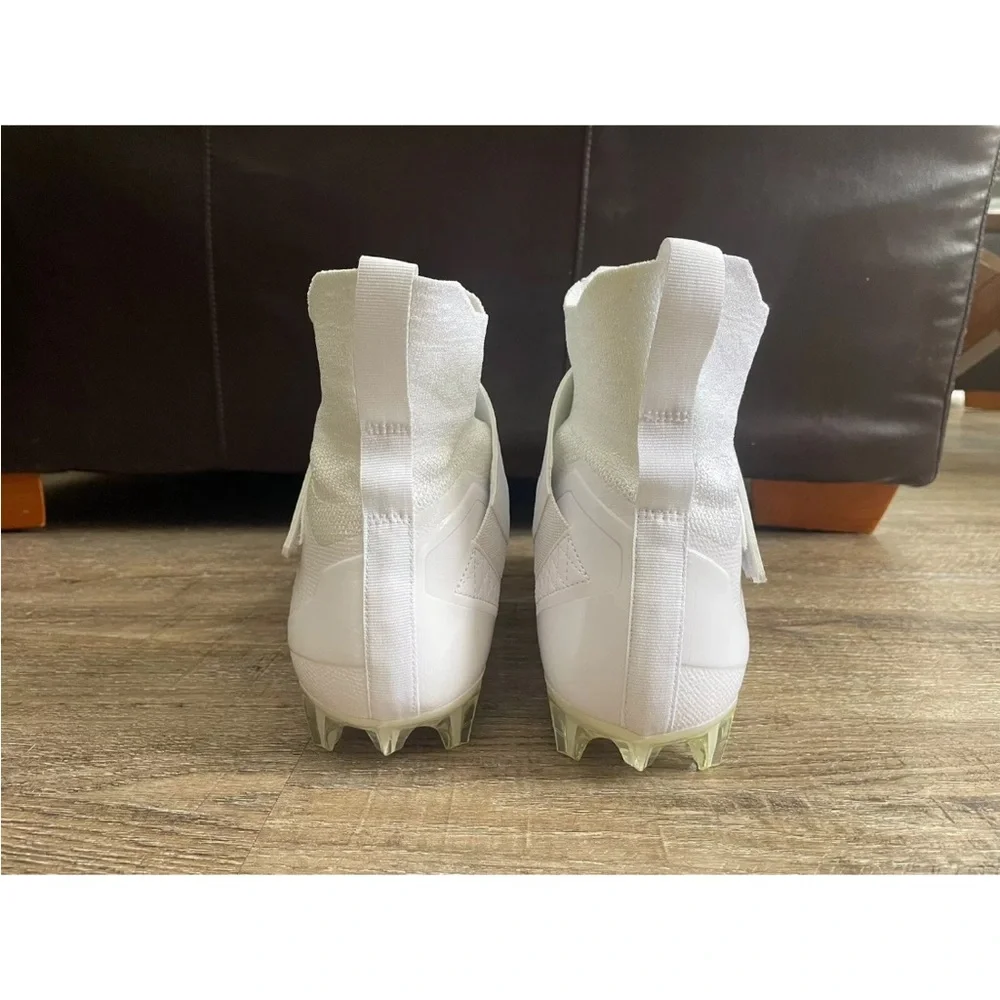 Nike Jordan Alpha Menace Elite 2 Flyknit Football Cleat White Sz 14.5 CV1664-103